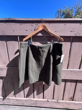 🎉NWT🎉 Olive Green A-Line Mini Skirt